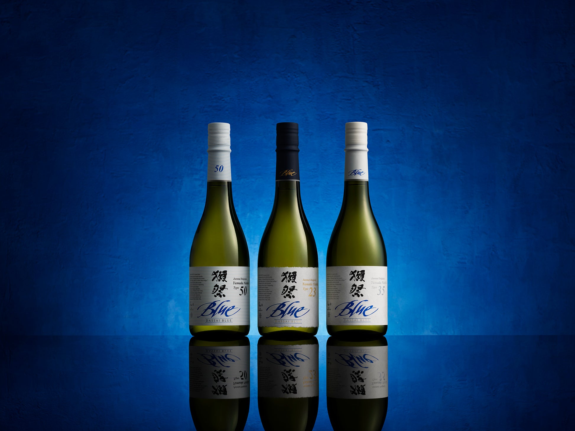 Dassai Blue Essential Junmai Daiginjo Sake Trio 720ml Bottles