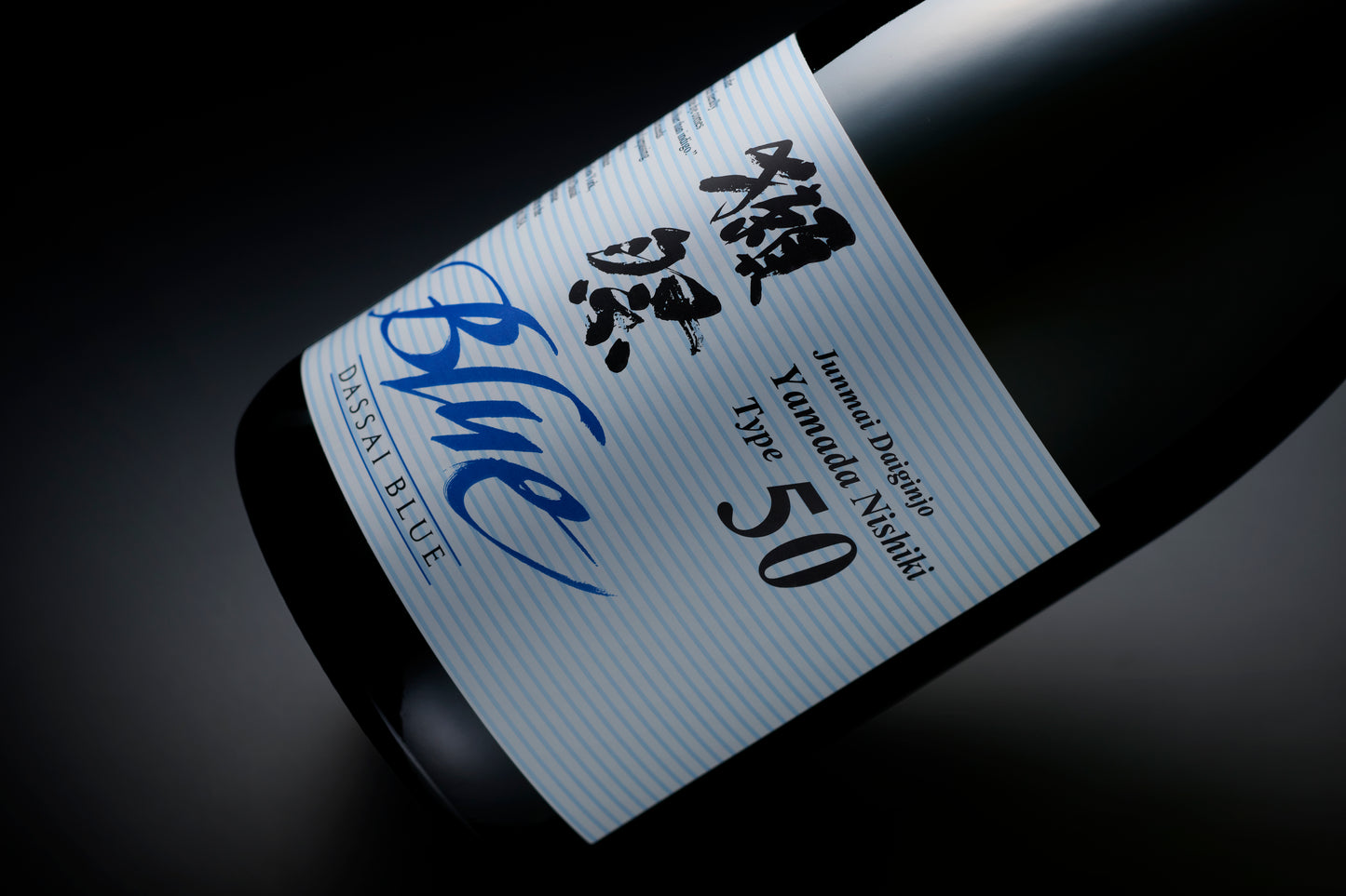 Dassai Blue Type 50 Junmai Daiginjo Sake 720ml Bottle - angle