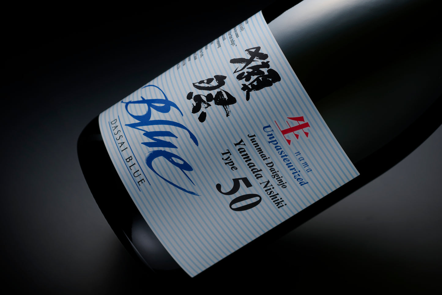 Dassai Blue Type 50 NAMA Junmai Daiginjo Sake 720ml Bottle - angle