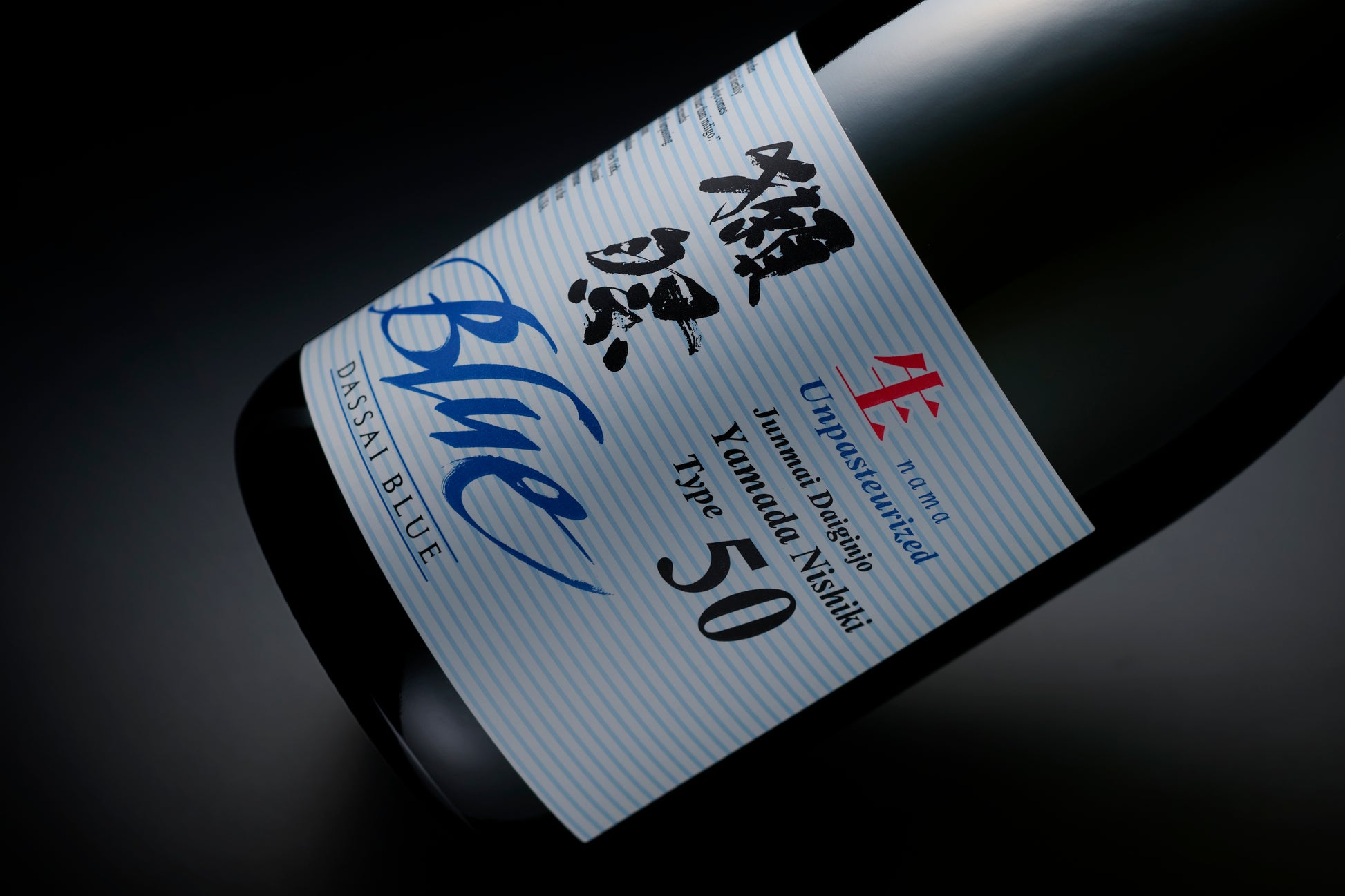 Dassai Blue Type 50 NAMA Junmai Daiginjo Sake 720ml Bottle - angle